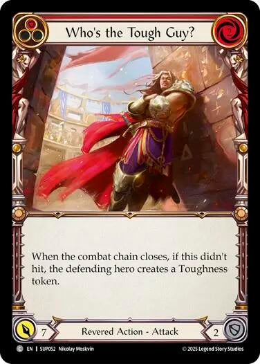 Image for Who's the Tough Guy? (Red) (SUP052) - Flesh and Blood TCG