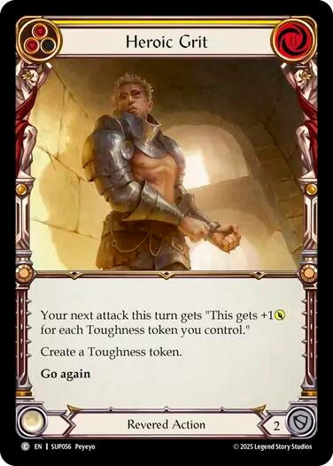 Image for Heroic Grit (SUP056) - Flesh and Blood TCG