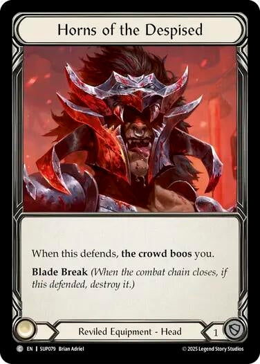 Image for Horns of the Despised (SUP079) - Flesh and Blood TCG