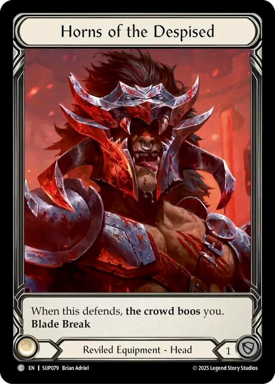 Image for Horns of the Despised (Extended Art) (SUP079) - Flesh and Blood TCG