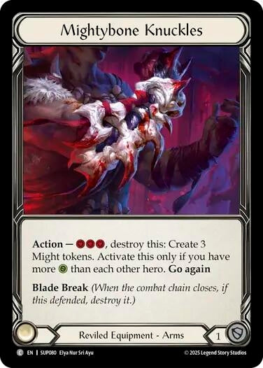 Image for Mightybone Knuckles (SUP080) - Flesh and Blood TCG