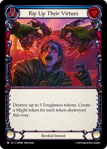 Image for Rip Up Their Virtues (SUP088) - Flesh and Blood TCG