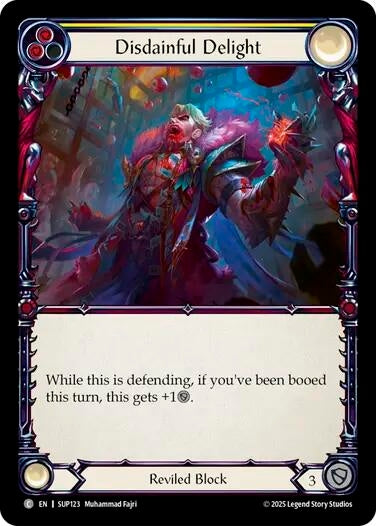 Image for Disdainful Delight (SUP123) - Flesh and Blood TCG