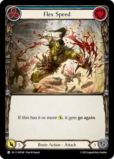 Image for Flex Speed (Blue) (SUP148) - Flesh and Blood TCG