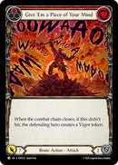 Image for Give 'Em a Piece of Your Mind (Red) (SUP152) - Flesh and Blood TCG