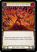 Image for Give 'Em a Piece of Your Mind (Yellow) (SUP153) - Flesh and Blood TCG