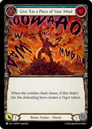 Image for Give 'Em a Piece of Your Mind (Blue) (SUP154) - Flesh and Blood TCG