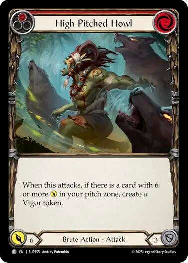 Image for High Pitched Howl (Red) (SUP155) - Flesh and Blood TCG