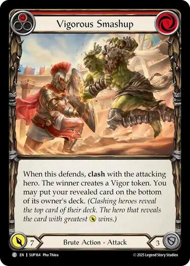 Image for Vigorous Smashup (Red) (SUP164) - Flesh and Blood TCG