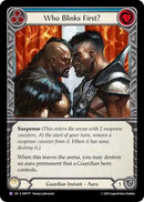 Image for Who Blinks First? (SUP177) - Flesh and Blood TCG