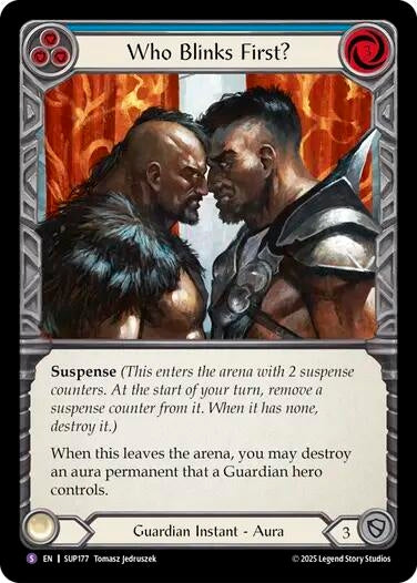 Image for Who Blinks First? (SUP177) - Flesh and Blood TCG