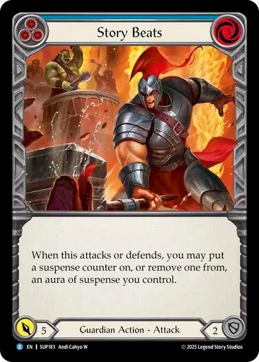 Image for Story Beats (Blue) (SUP183) - Flesh and Blood TCG