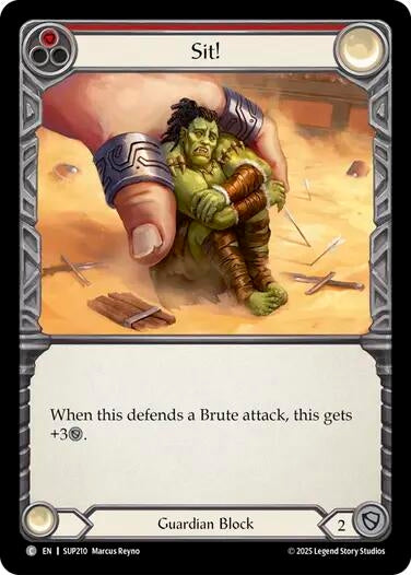 Image for Sit! (SUP210) - Flesh and Blood TCG