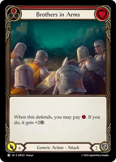 Image for Brothers in Arms (Red) (SUP227) - Flesh and Blood TCG