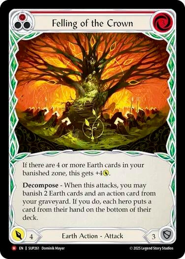 Image for Felling of the Crown (SUP261) - Flesh and Blood TCG