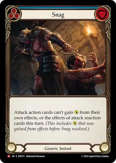 Image for Snag (SUP271) - Flesh and Blood TCG