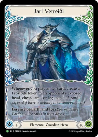 Image for Jarl Vetreidi (GEM076) (GEM Pack 3) - Flesh and Blood TCG