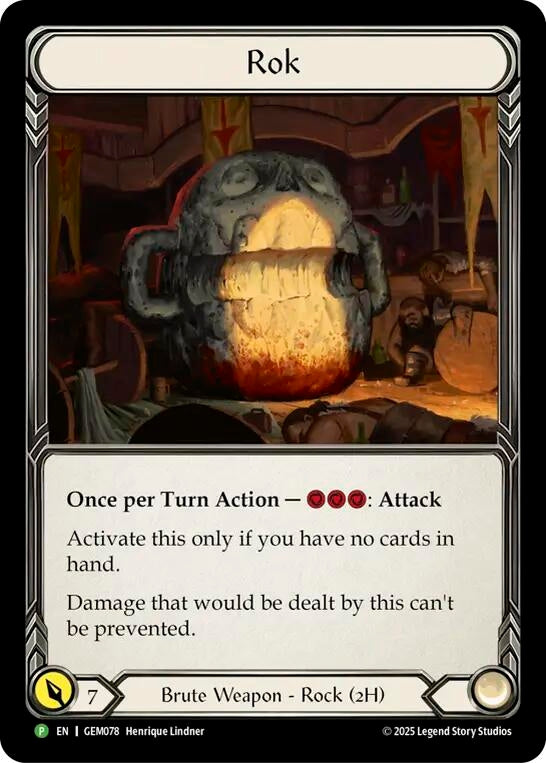 Image for Rok (GEM078) (GEM Pack 3) - Flesh and Blood TCG