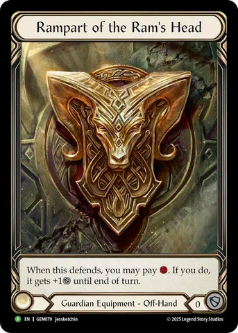 Image for Rampart of the Ram's Head (GEM079) (GEM Pack 3) - Flesh and Blood TCG