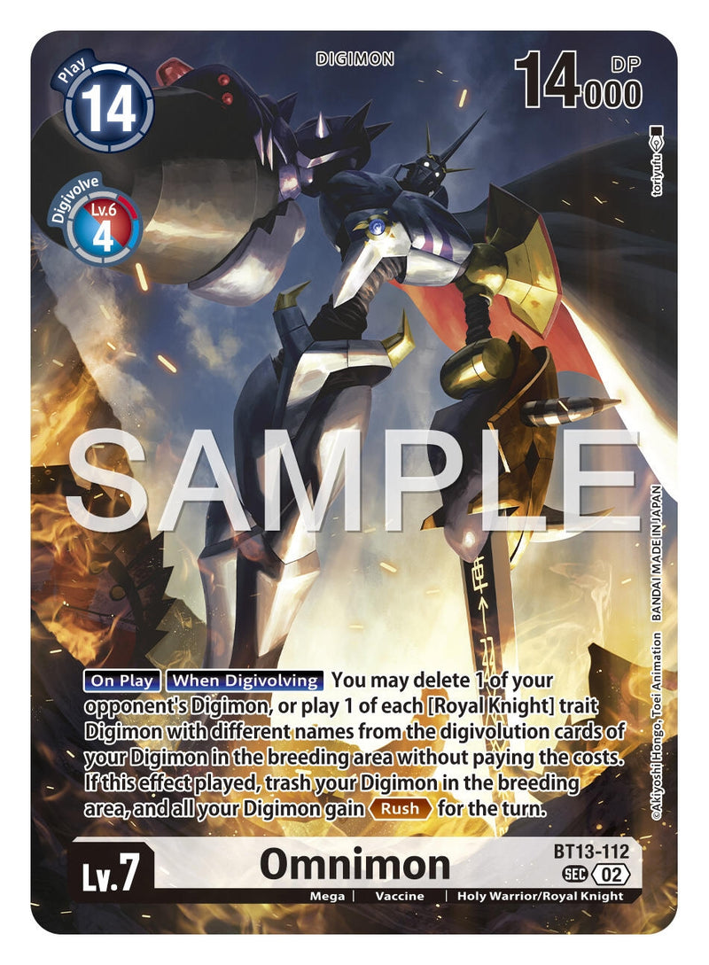Image for Omnimon (BT13-112 SEC) - Digimon Card Game