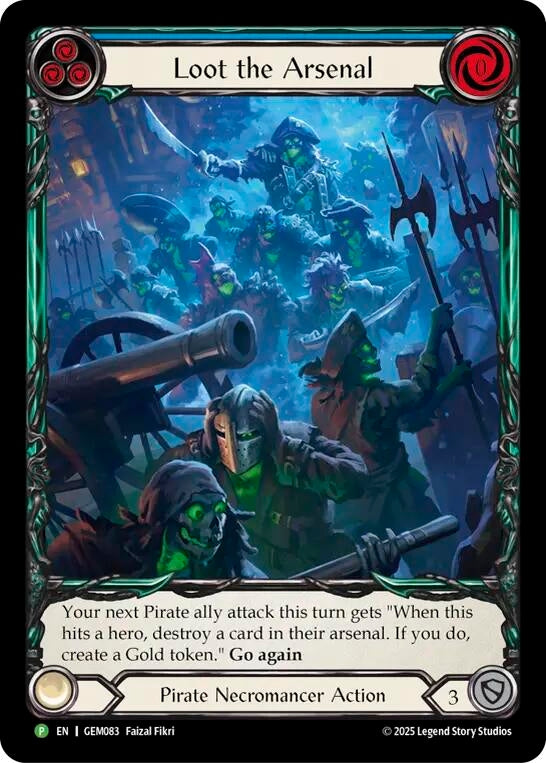 Image for Loot the Arsenal (GEM083) (GEM Pack 3) - Flesh and Blood TCG