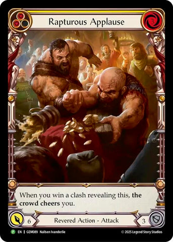 Image for Rapturous Applause (GEM089) (GEM Pack 3) - Flesh and Blood TCG