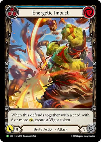 Image for Energetic Impact (GEM098) (GEM Pack 3) - Flesh and Blood TCG