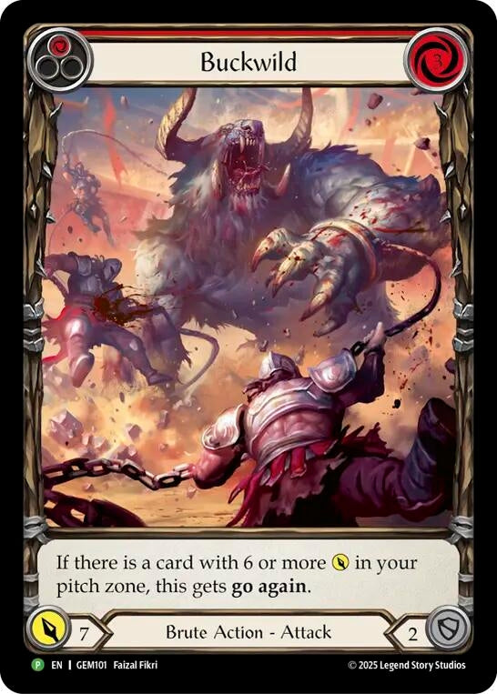 Image for Buckwild (GEM101) (GEM Pack 3) - Flesh and Blood TCG