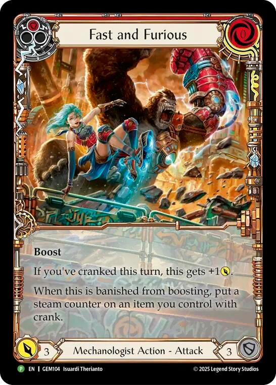 Image for Fast and Furious (GEM104) (GEM Pack 3) - Flesh and Blood TCG
