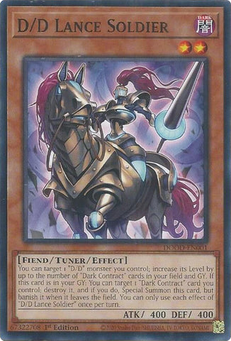 Image for D/D Lance Soldier (DOOD-EN001) (Doom of Dimensions) - YuGiOh