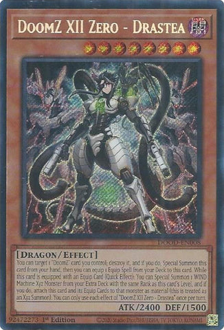 Image for DoomZ XII Zero - Drastea (DOOD-EN008) (Doom of Dimensions) - YuGiOh
