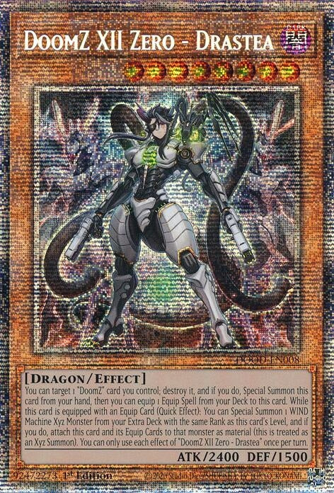 Image for DoomZ XII Zero - Drastea (Starlight Rare) (DOOD-EN008) (Doom of Dimensions) - YuGiOh