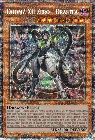 Image for DoomZ XII Zero - Drastea (Starlight Rare) (DOOD-EN008) (Doom of Dimensions) - YuGiOh