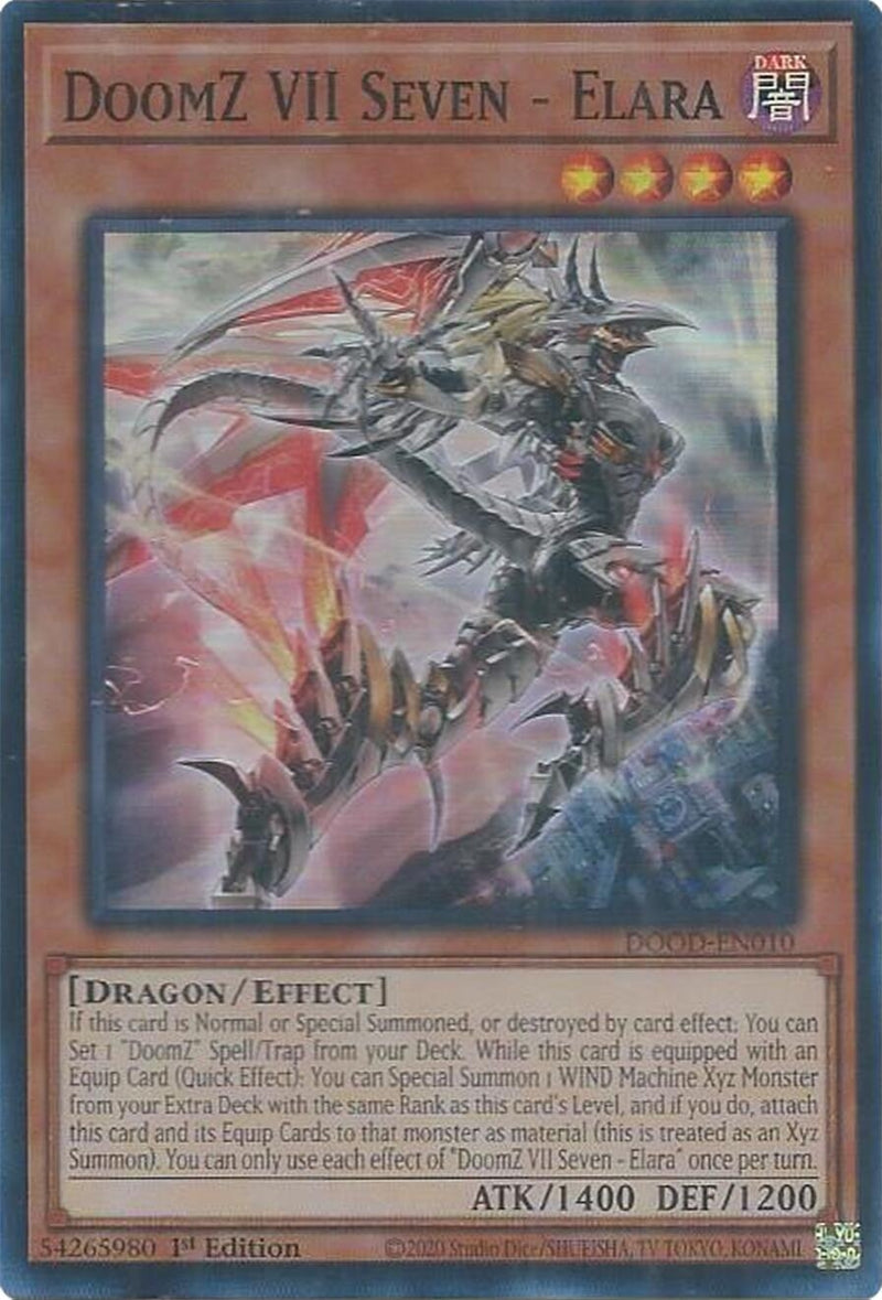Image for DoomZ VII Seven - Elara (DOOD-EN010) (Doom of Dimensions) - YuGiOh