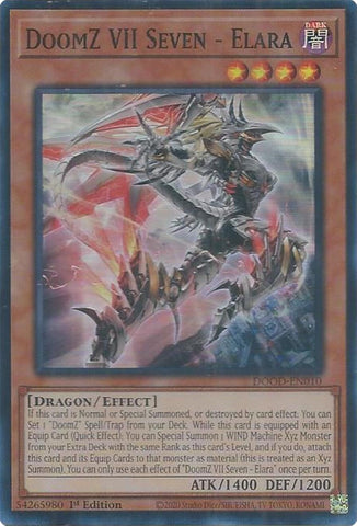 Image for DoomZ VII Seven - Elara (DOOD-EN010) (Doom of Dimensions) - YuGiOh