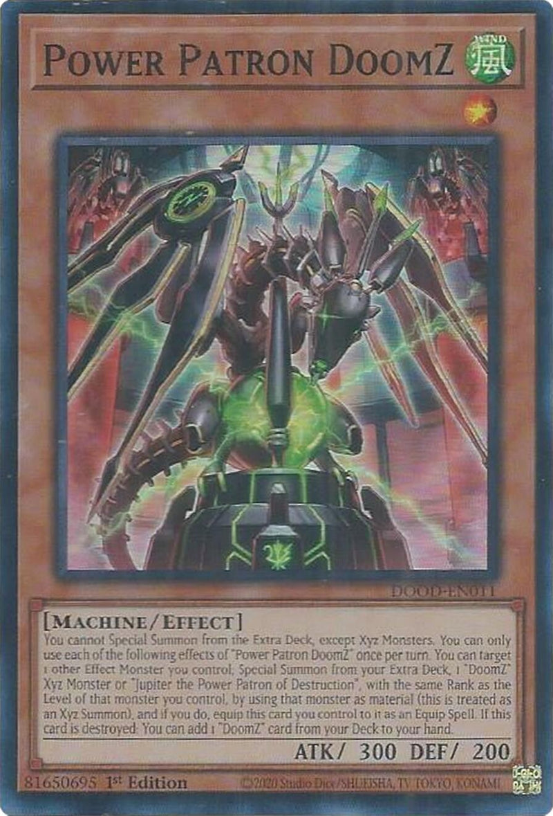 Image for Power Patron DoomZ (DOOD-EN011) (Doom of Dimensions) - YuGiOh