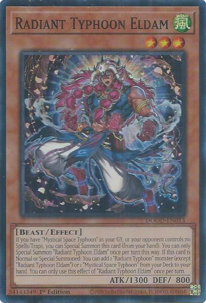 Image for Radiant Typhoon Eldam (DOOD-EN013) (Doom of Dimensions) - YuGiOh