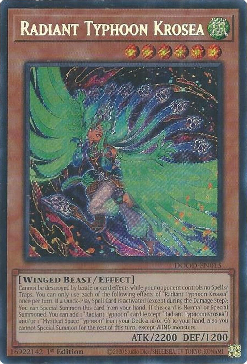 Image for Radiant Typhoon Krosea (DOOD-EN015) (Doom of Dimensions) - YuGiOh