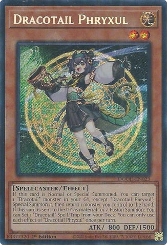 Image for Dracotail Phryxul (DOOD-EN023) (Doom of Dimensions) - YuGiOh