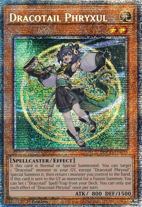 Image for Dracotail Phryxul (Starlight Rare) (DOOD-EN023) (Doom of Dimensions) - YuGiOh