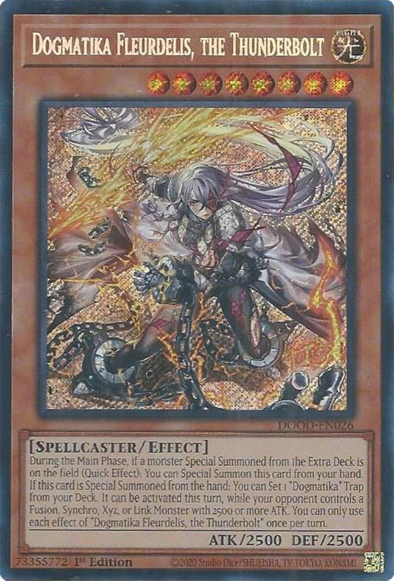 Image for Dogmatika Fleurdelis, the Thunderbolt (DOOD-EN026) (Doom of Dimensions) - YuGiOh