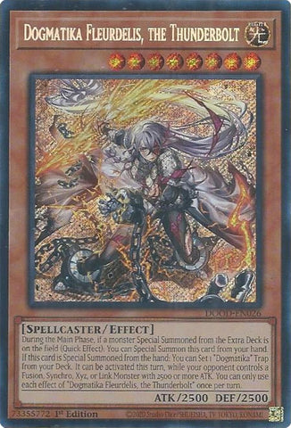Image for Dogmatika Fleurdelis, the Thunderbolt (DOOD-EN026) (Doom of Dimensions) - YuGiOh