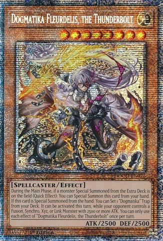Image for Dogmatika Fleurdelis, the Thunderbolt (Starlight Rare) (DOOD-EN026) (Doom of Dimensions) - YuGiOh