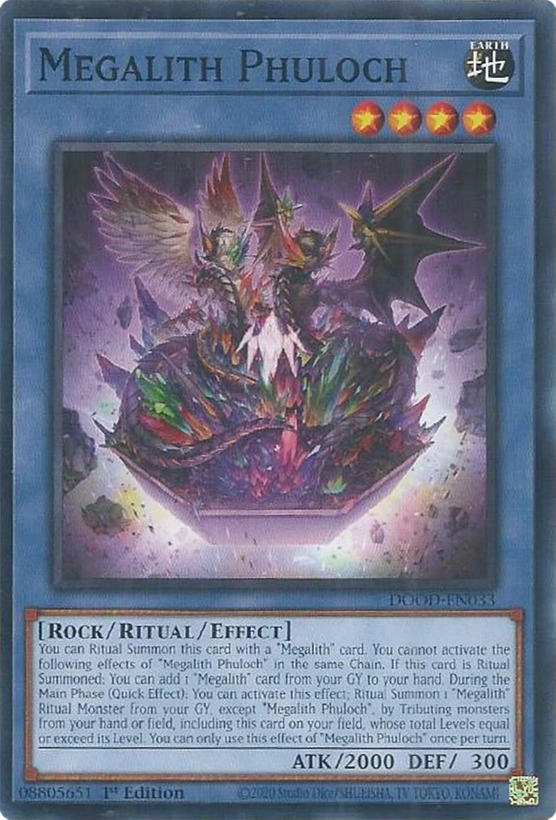 Image for Megalith Phuloch (DOOD-EN033) (Doom of Dimensions) - YuGiOh