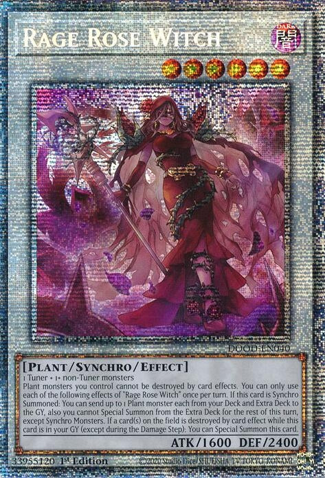 Image for Rage Rose Witch (Starlight Rare) (DOOD-EN040) (Doom of Dimensions) - YuGiOh