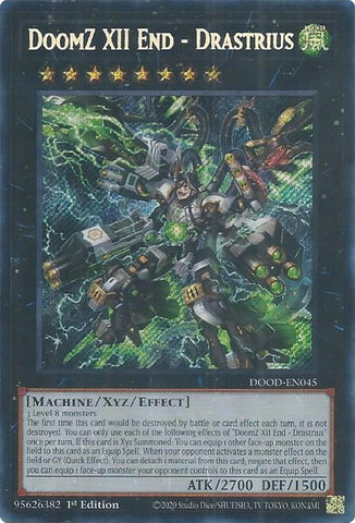 Image for DoomZ XII End - Drastrius (DOOD-EN045) (Doom of Dimensions) - YuGiOh