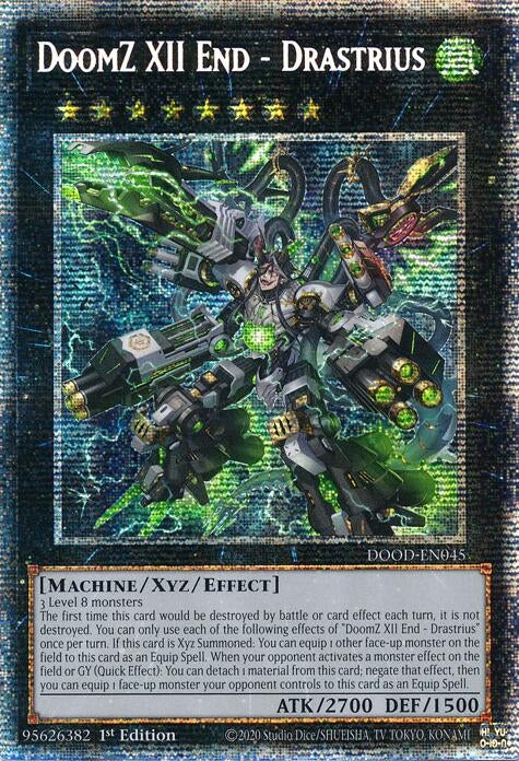 Image for DoomZ XII End - Drastrius (Starlight Rare) (DOOD-EN045) (Doom of Dimensions) - YuGiOh