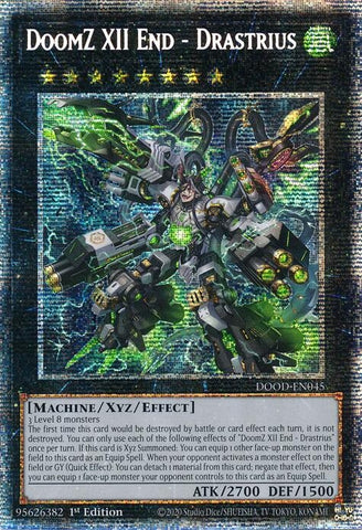 Image for DoomZ XII End - Drastrius (Starlight Rare) (DOOD-EN045) (Doom of Dimensions) - YuGiOh