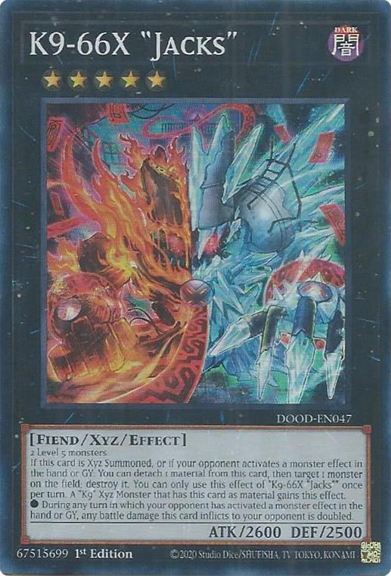 Image for K9-66X "Jacks" (DOOD-EN047) (Doom of Dimensions) - YuGiOh