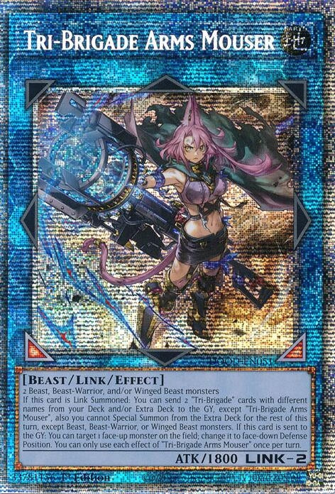 Image for Tri-Brigade Arms Mouser (Starlight Rare) (DOOD-EN051) (Doom of Dimensions) - YuGiOh